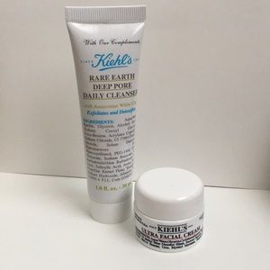 Kiehls rare earth deep pore cleanser & face cream